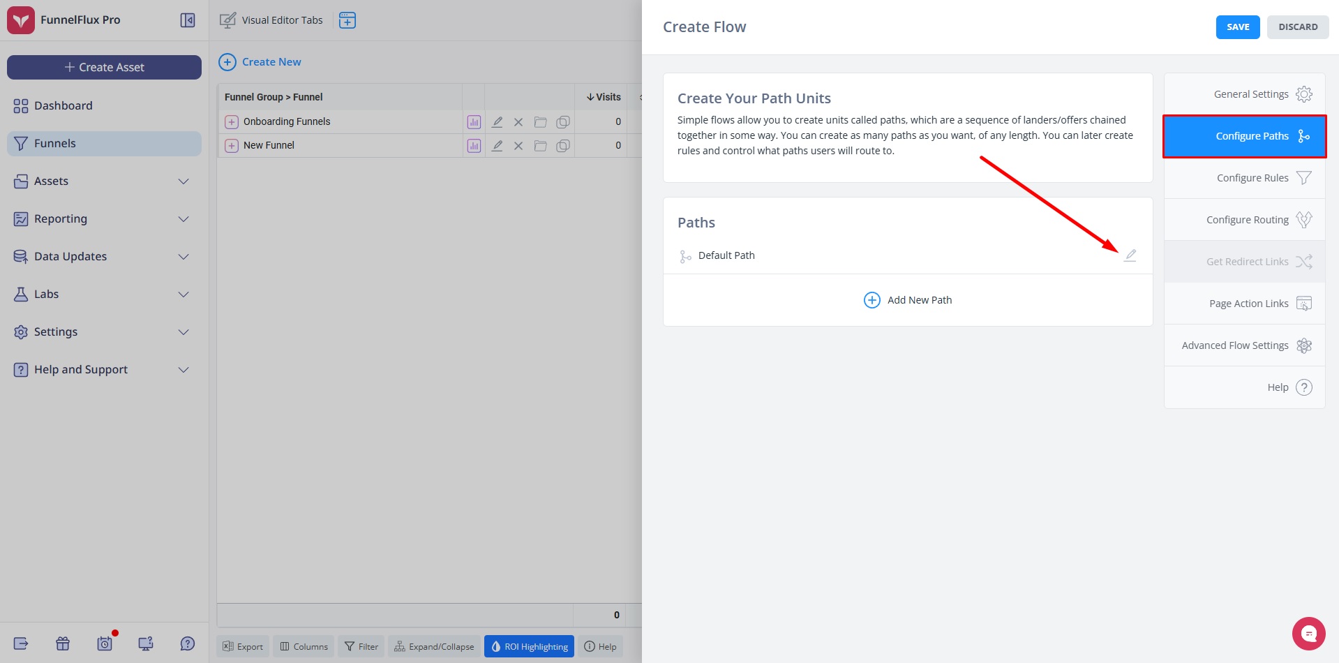 How to make tracking funnel at Funnel Flux tracker