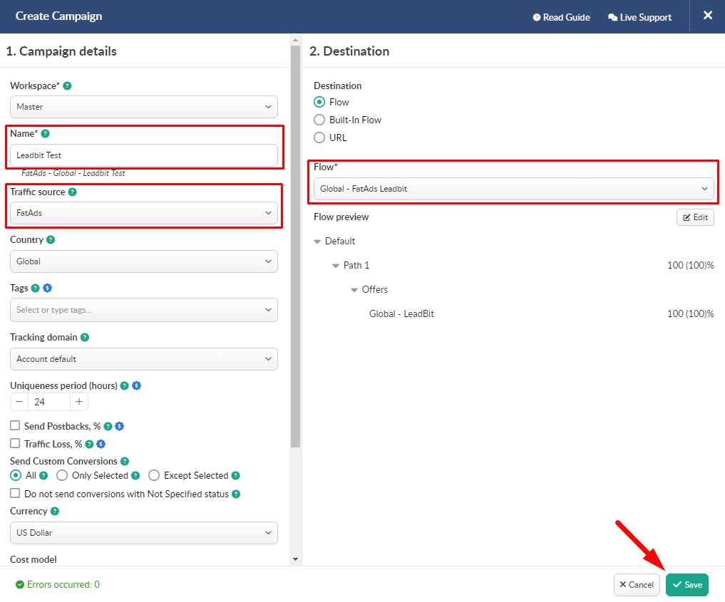 How to set up conversion tracking campaigns at BeMob